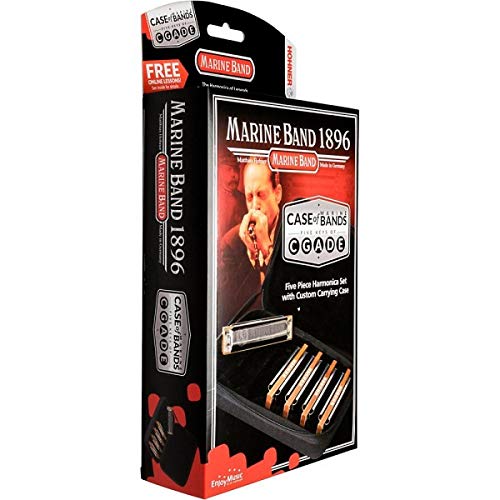 Amazon | Hohner MBC マリンバンド 5点ハーモニカセット G、A、C、D、E